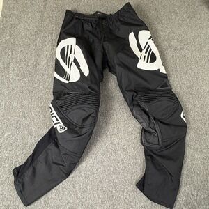 Sedici Motorcycle Moto Performance Riding Pants Men's 32 Black‎ Leather